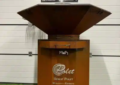 Plancha MWD feu au bois - personnalisation - jardin - été - barbecue - Wallonie