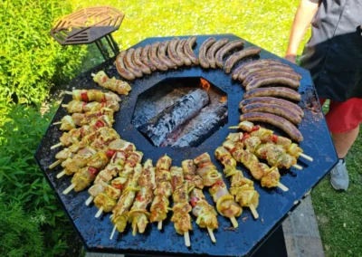 Photo d'une plancha en action - location - plancha MWD